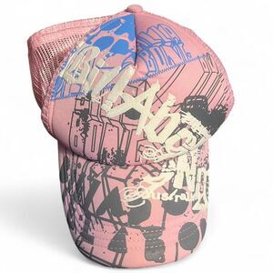 Vintage Y2K pink women’s Billabong trucker SnapBack